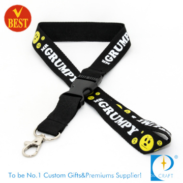 China High Quality Fashion Style 3D Screen Printed Lanyard with Safety Lock for Kids